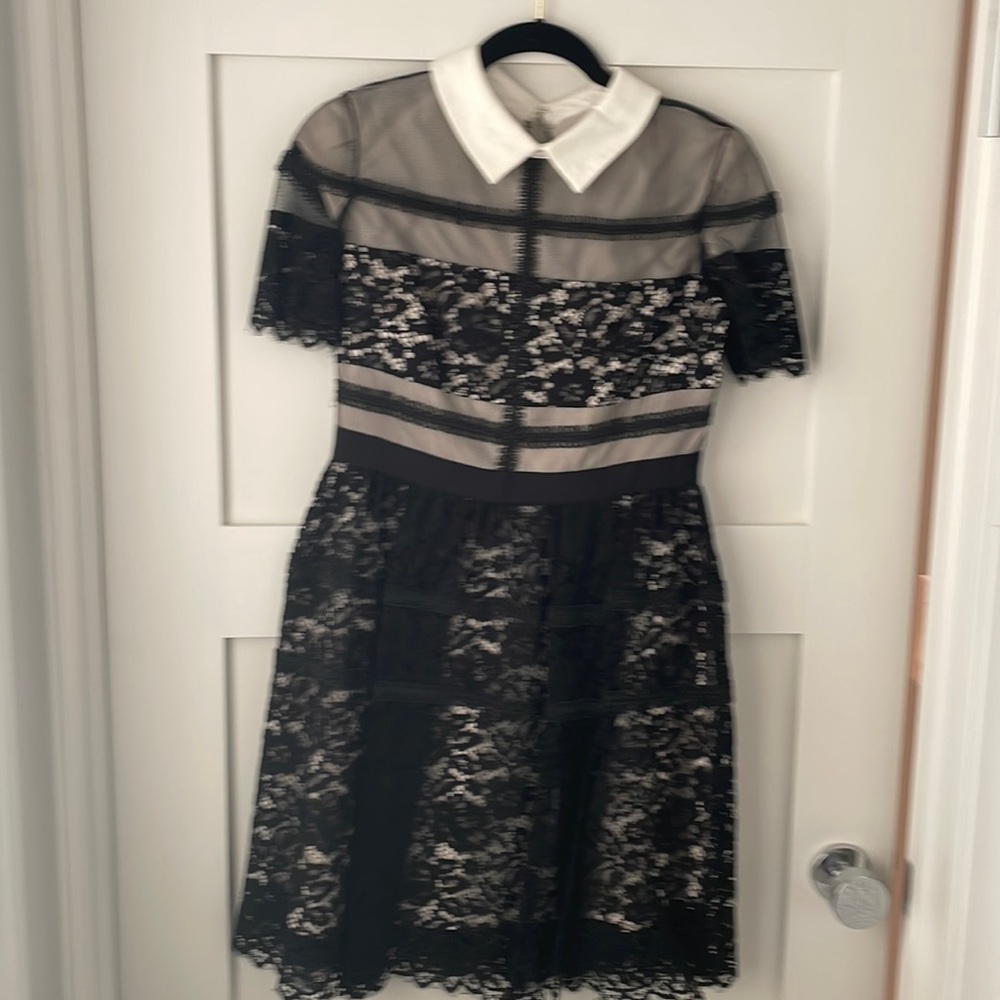 Black lace dress
